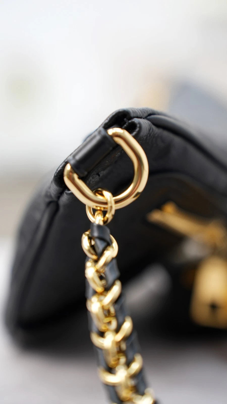 Louis Vuitton High Rise PM Bumbag Monogram Empreinte Black Excellent