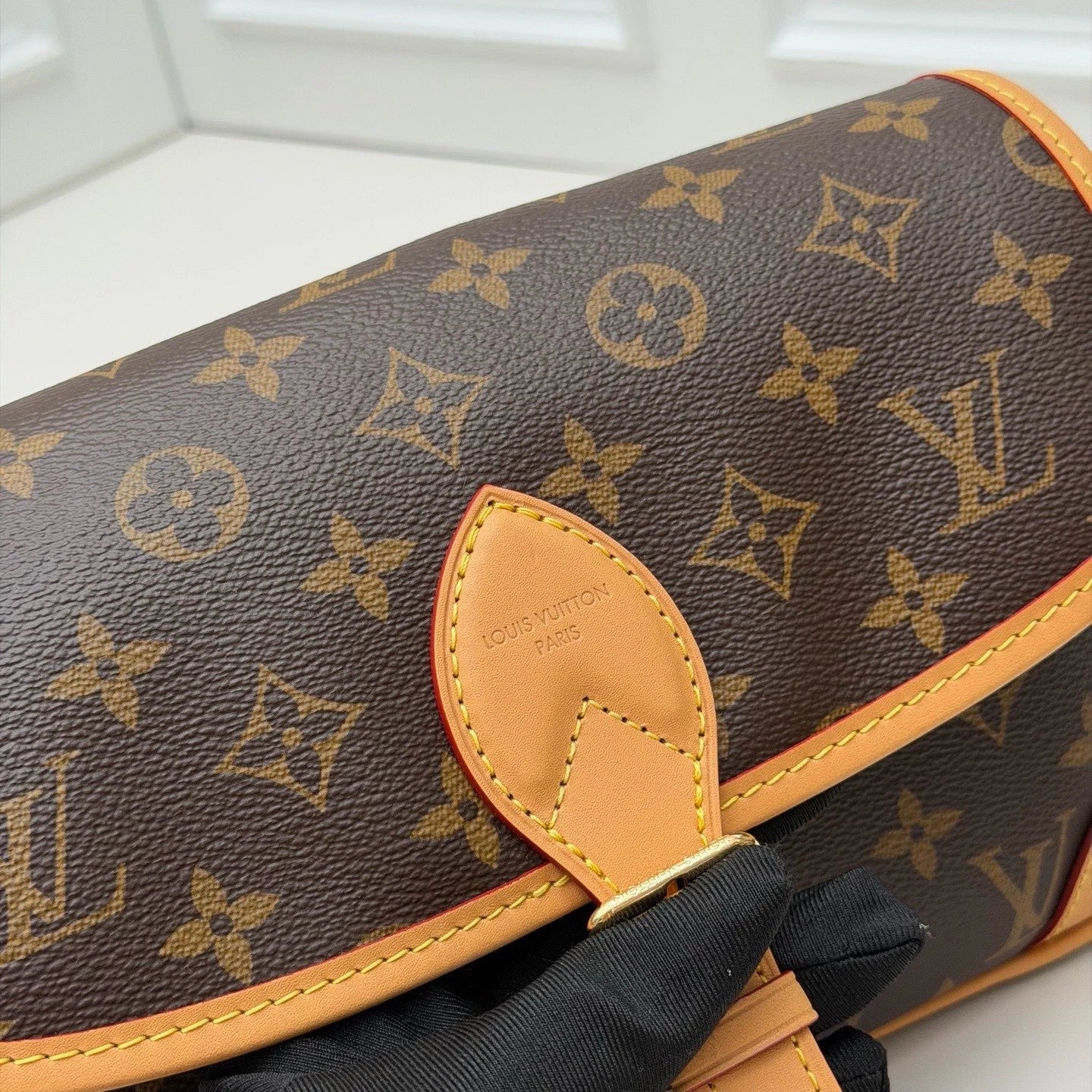 New Louis Vuitton Diane Monogram Canvas Shoulder Bag Crossbody with 2Straps