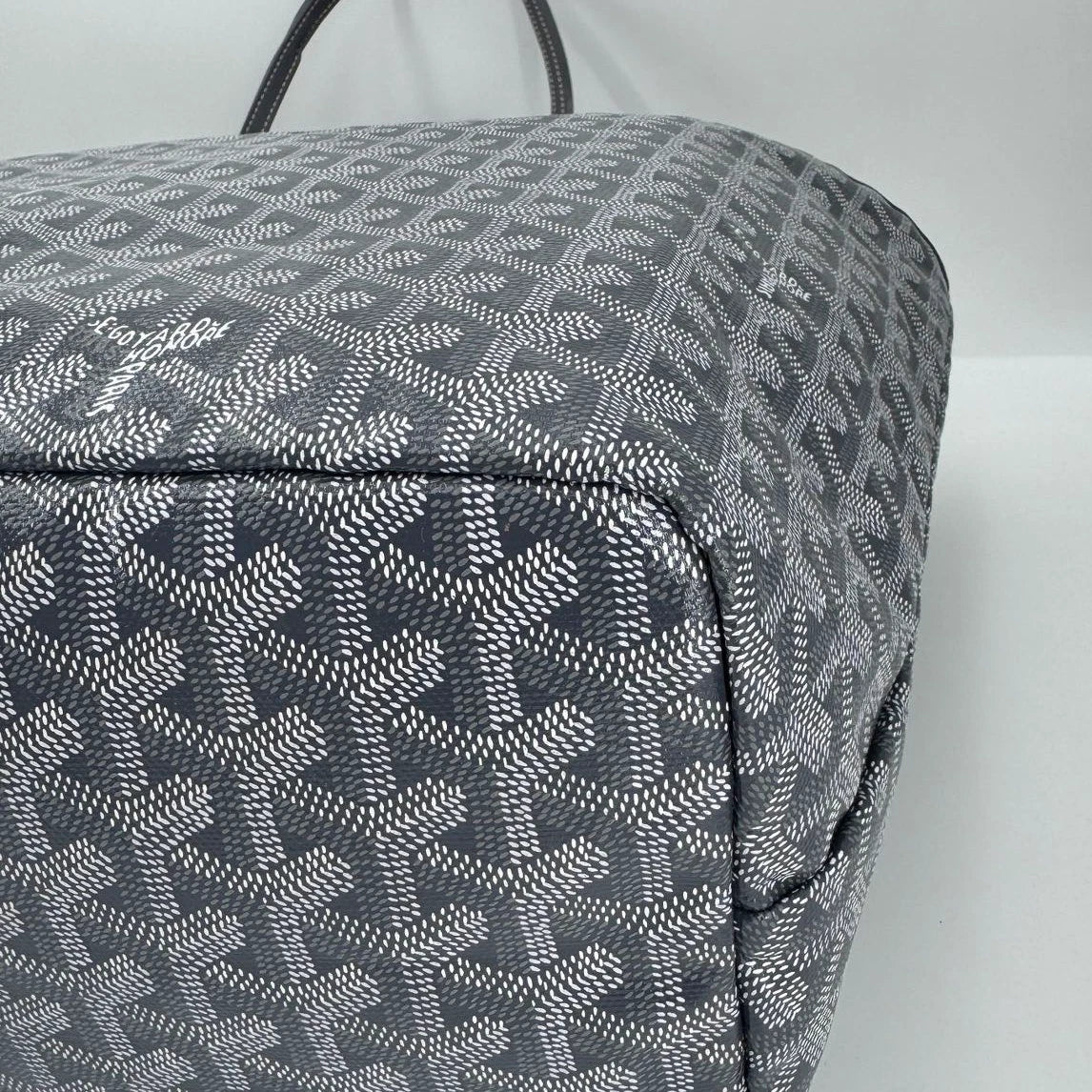 Goyard Artois Mini Gray Canvas Tote Shoulder Handbag For Women