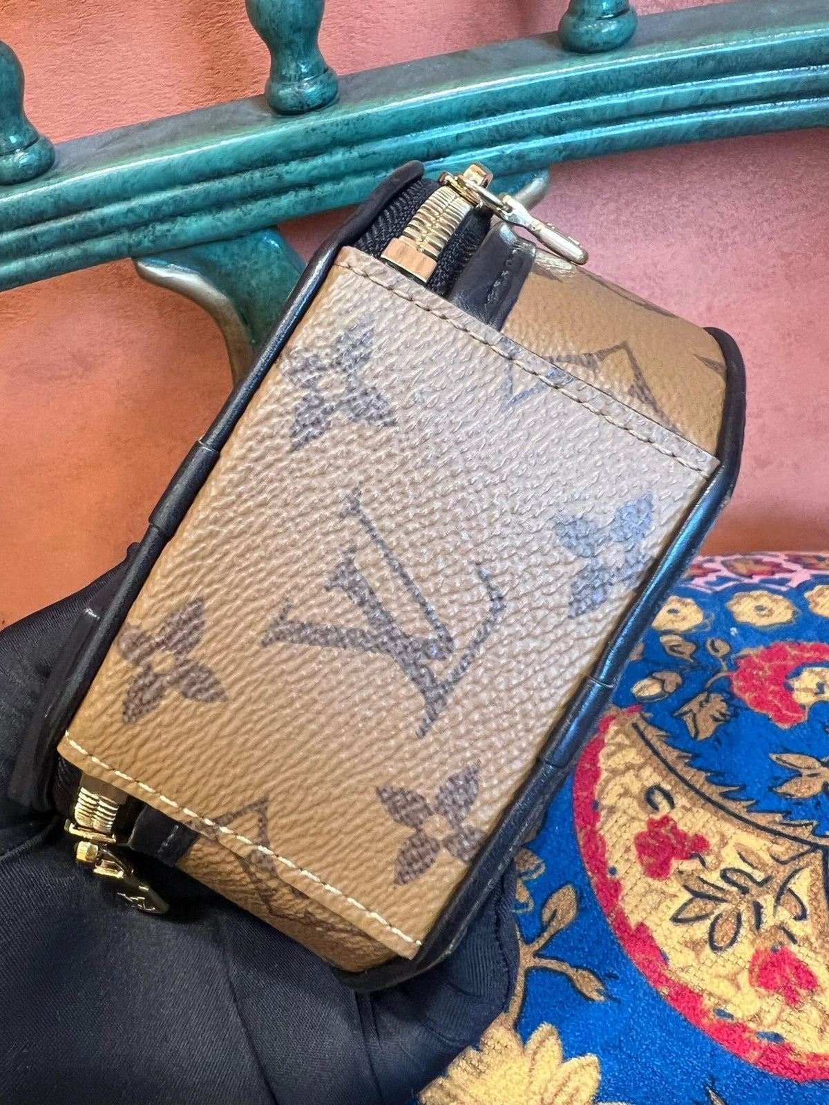 Louis Vuitton Mini Color-block Hard Round Crossbody Bag For Women