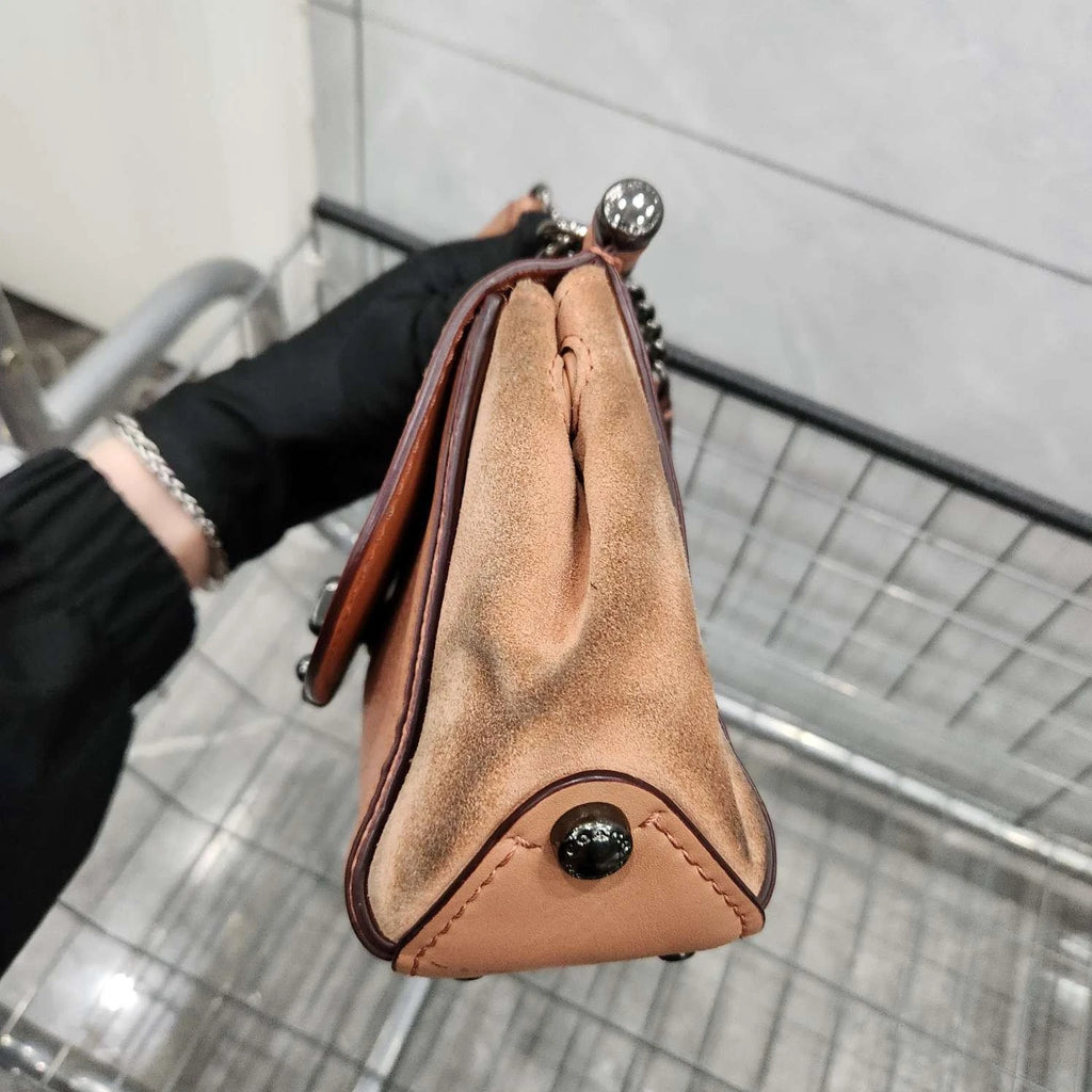 Coach Canvas Tote Shoulder Bag For Women