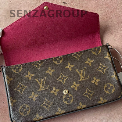 Louis Vuitton Monogram Chain Shoulder Bag Classic Women Fashion