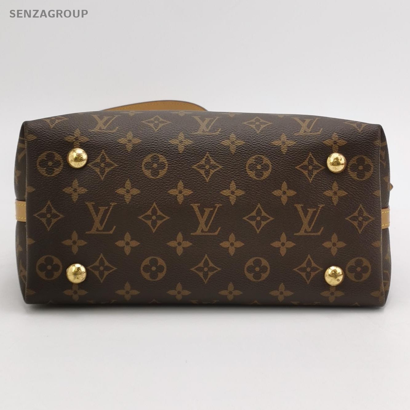Louis Vuitton CarryAll PM Monogram Brown Gold Women Shoulder Crossbody Bag