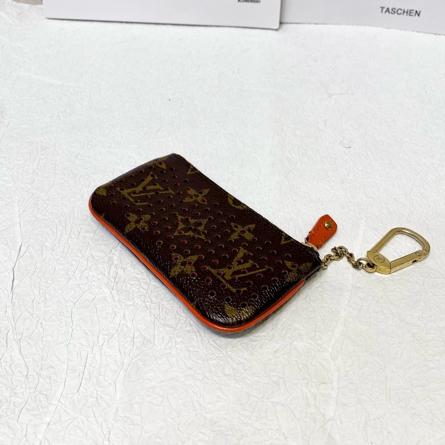 Louis Vuitton Monogram Canvas Key Coin Pouch Wallet Women