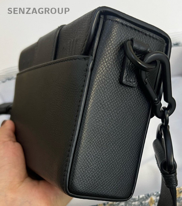 Christian Dior BOX So Black 2Way Shoulder Bag Crossbody Unisex Adults Classic