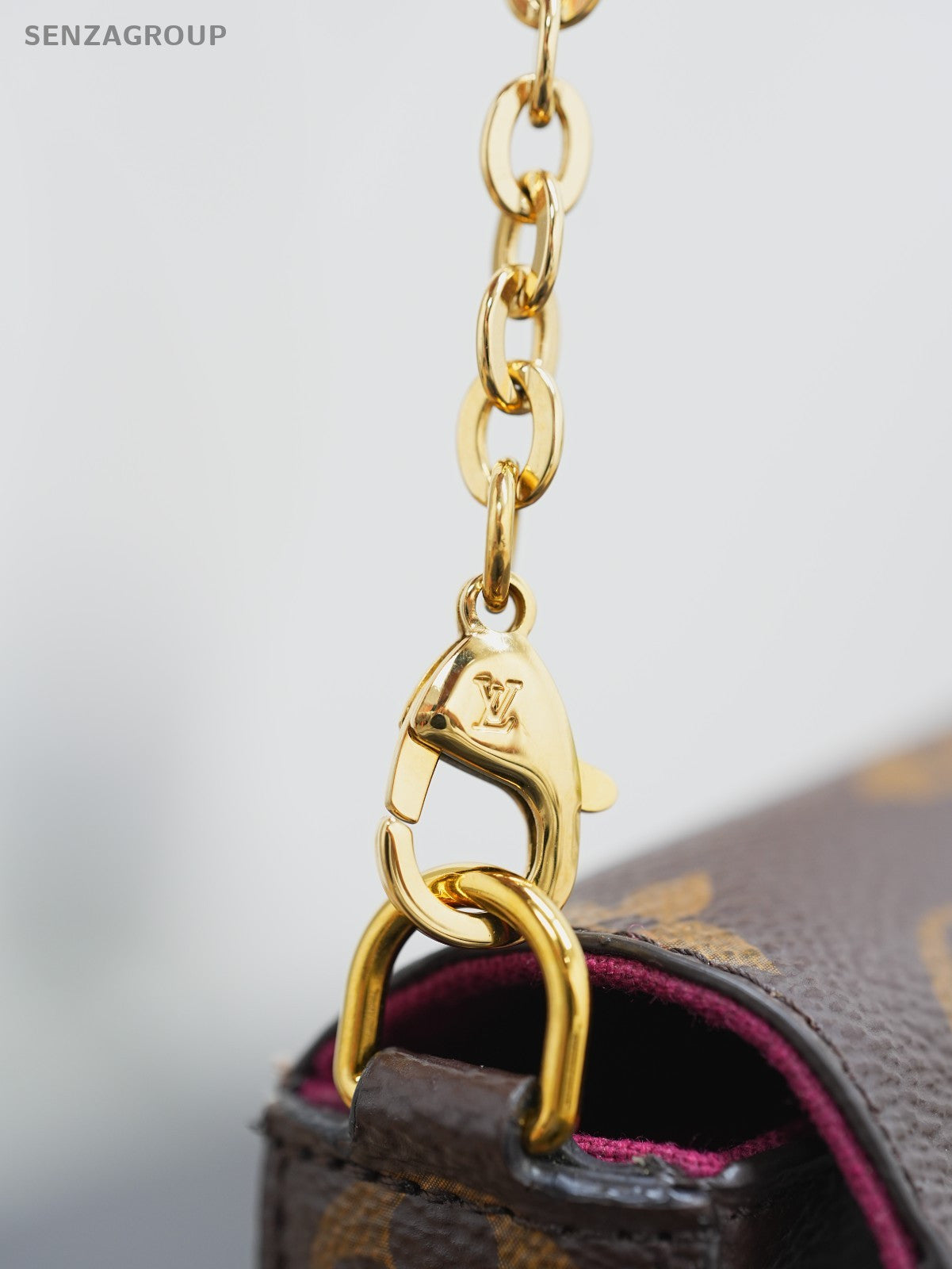 Louis Vuitton Félicie Pochette Monogram Chain Strap Crossbody bag M81896