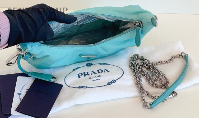 Prada Re-Edition Hobo Shoulder Crossbody Bag Rare Green Classic Women