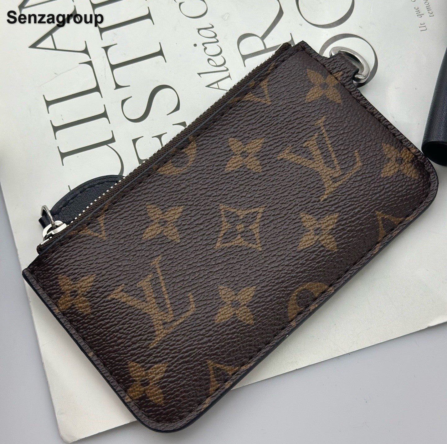 Louis Vuitton Monogram Tassel Bucket Top Handle Bag Brown Silver Women Classic