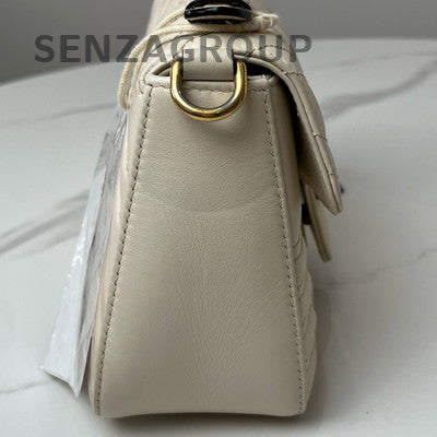 Gucci Marmont White Gold Chain Shoulder Bag Classic Women's Handbag