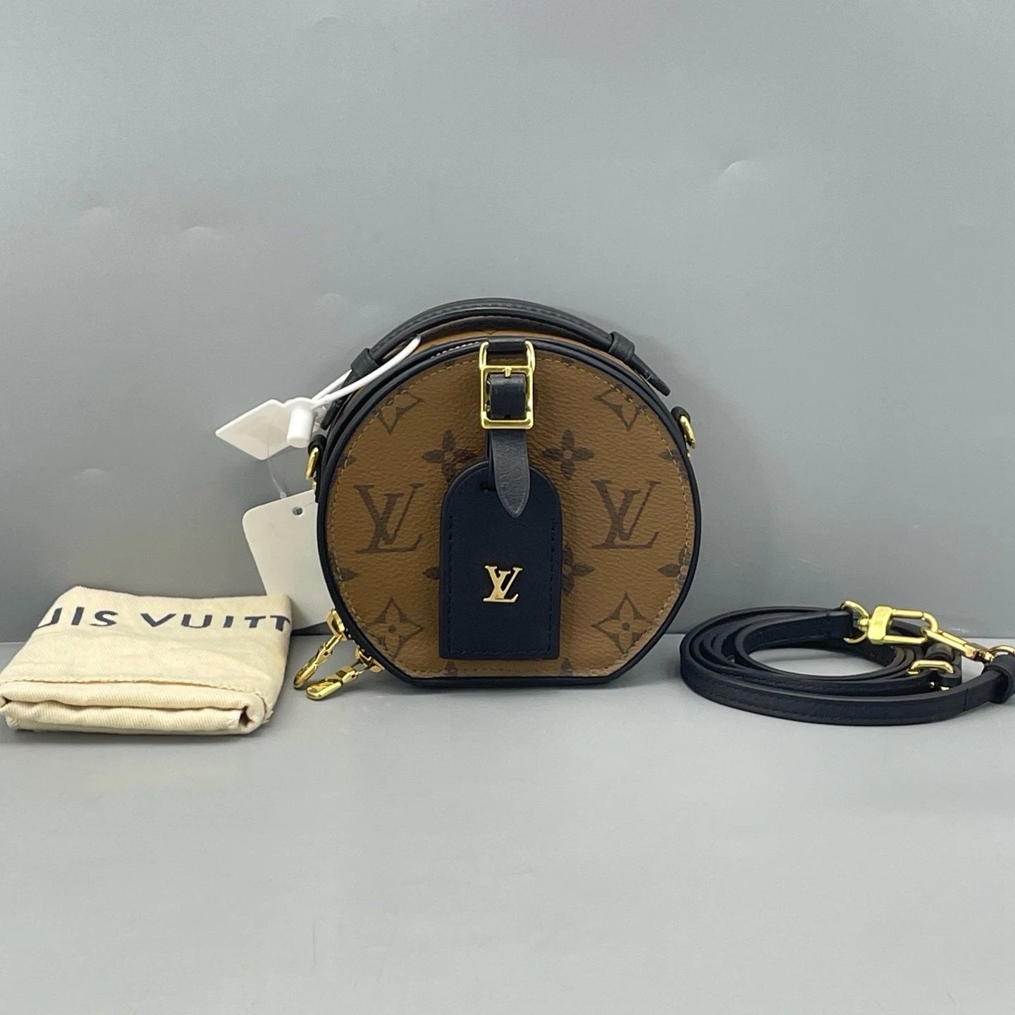 Louis Vuitton Boite Chapeau Monogram Canvas Mini Crossbody Bag