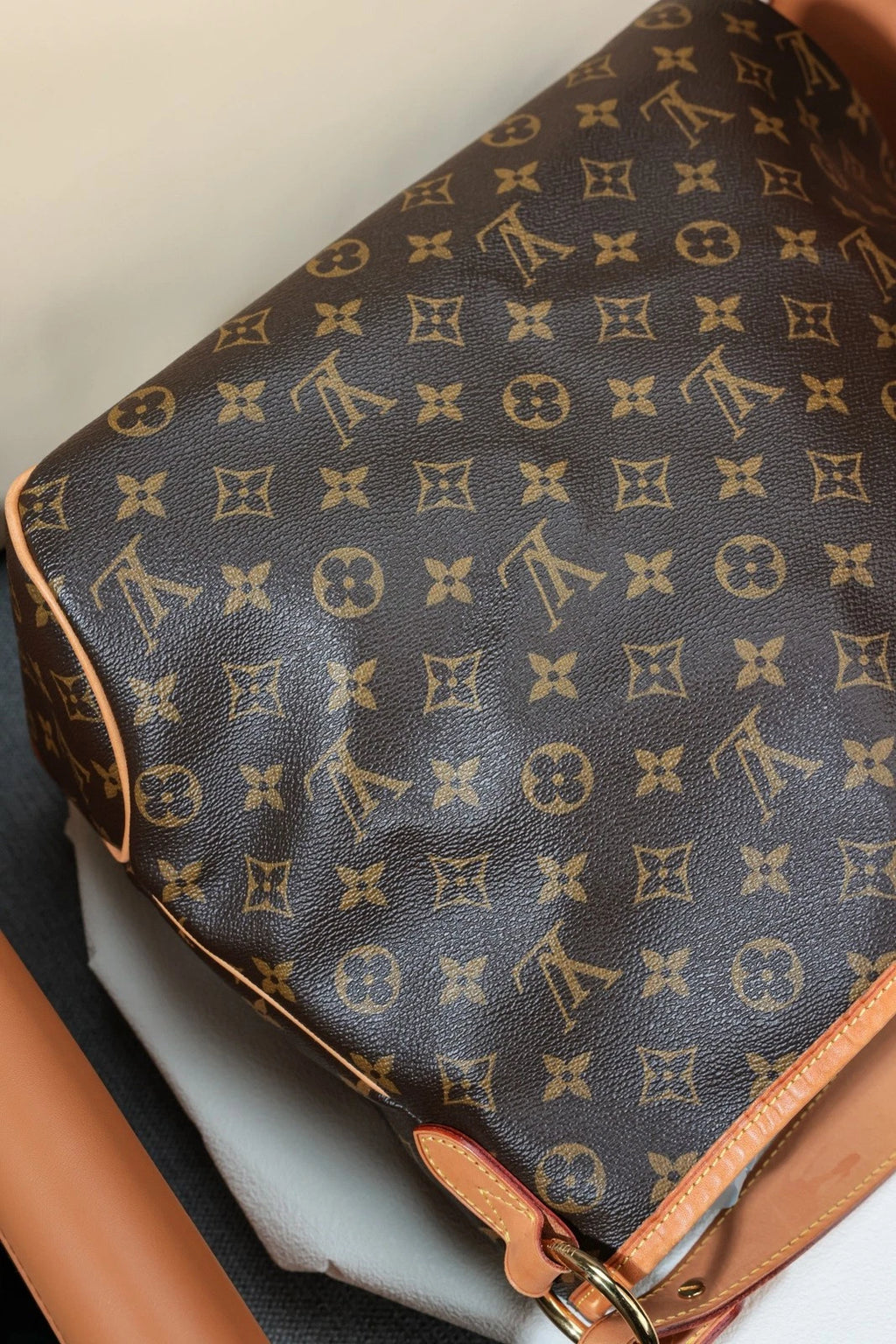 Louis Vuitton Delightful PM Monogram Top Handle Shoulder Bag Brown Women