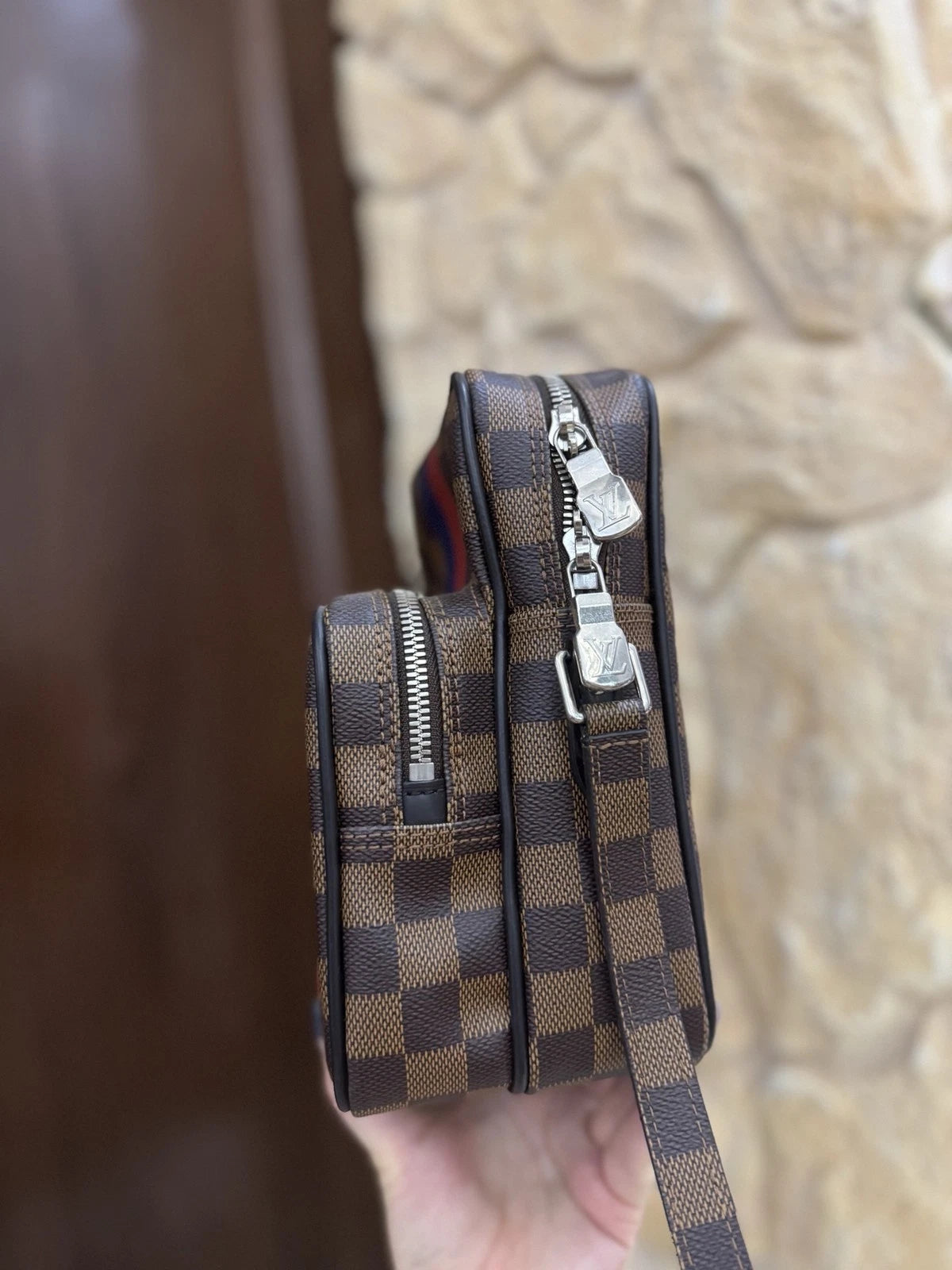 Louis Vuitton Rare Limited Edition Zebra Zoo Camera Crossbody Bag Women