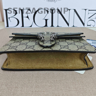 Gucci Dionysus Mini Suede Chain Shoulder Bag Silver Hardware Women's Fashion