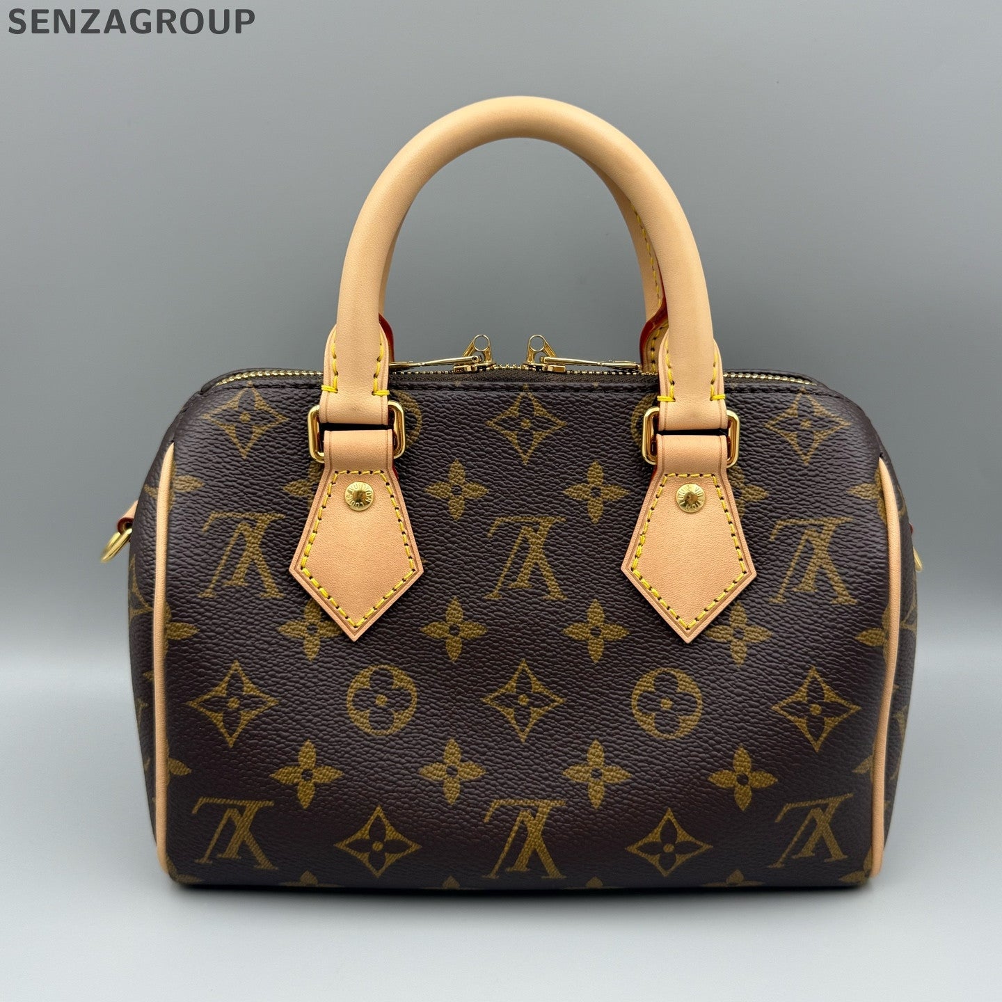 Louis Vuitton Speedy 20 Monogram Handbag Brown Classic Women's Bag