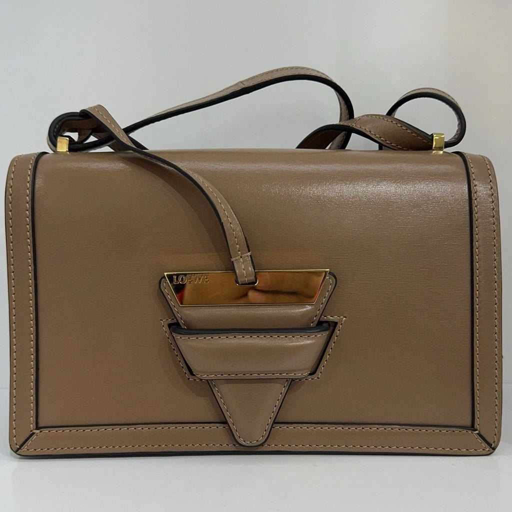 Loewe Women's Beige Barcelona Medium Leather Shoulder Crossbody Bag