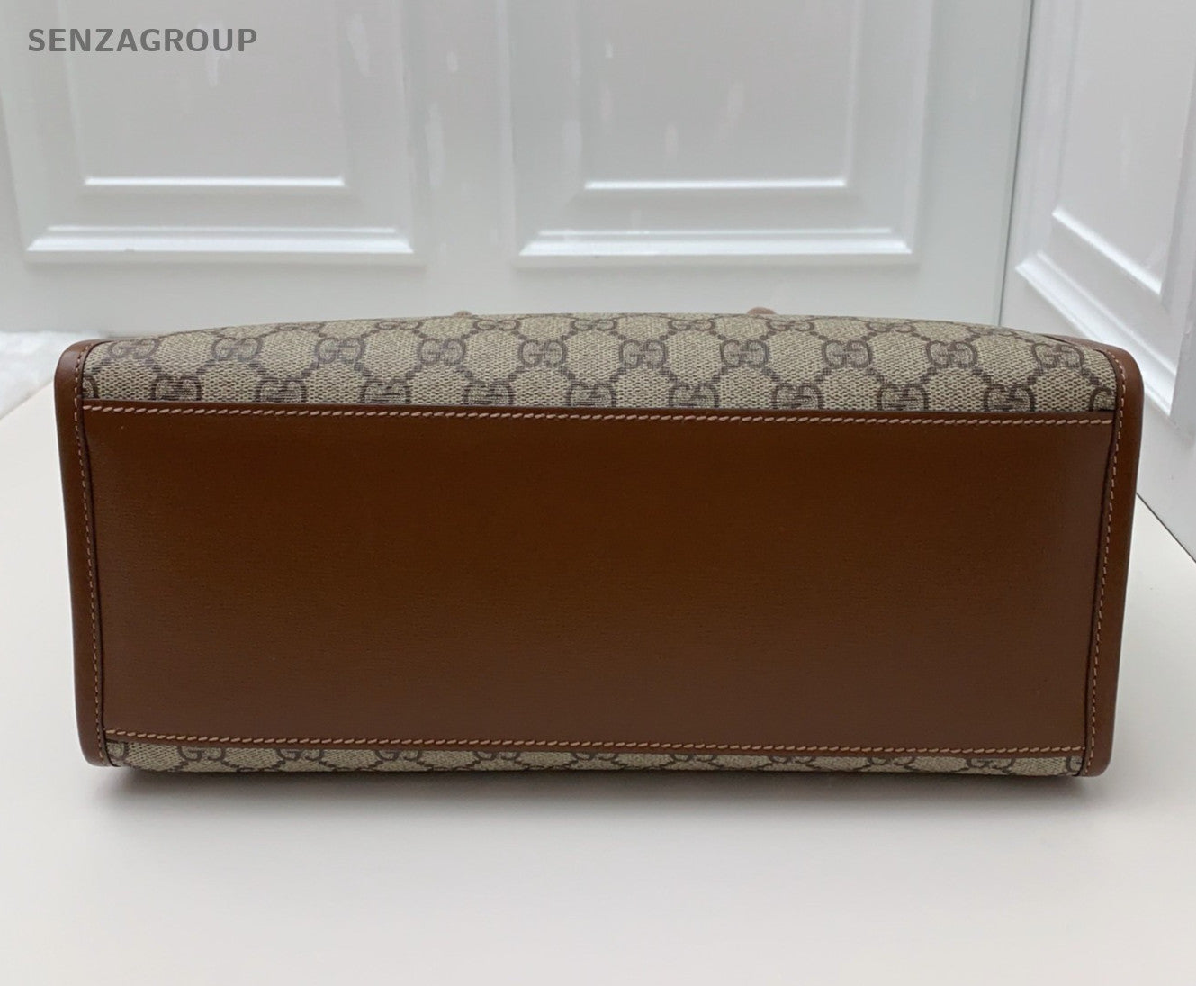 Gucci Horsebit1955 Tote Ophidia Top Handle Bag Crossbody Brown Unisex Adults