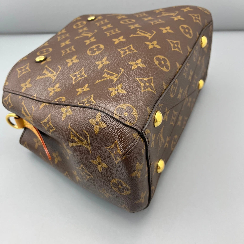 Authentic Louis Vuitton Montaigne BB Monogram Canvas Handbag Crossbody GHW
