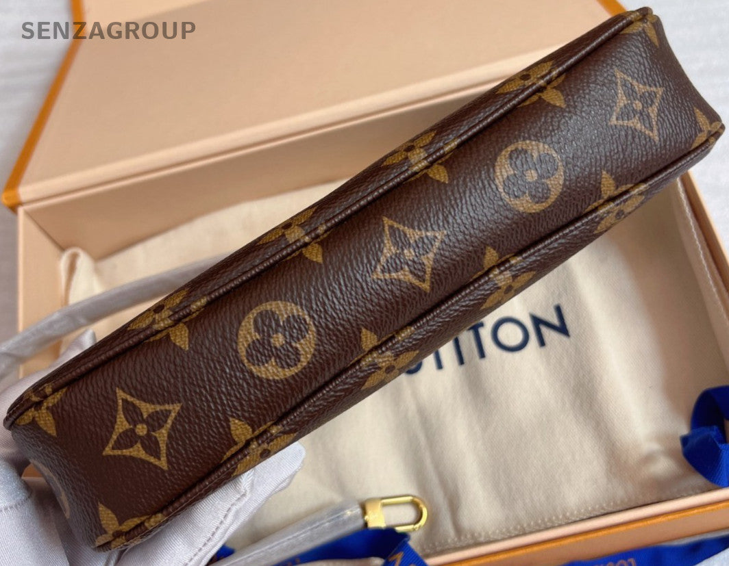 Louis Vuitton Pochette Accessories Monogram Shoulder Handbag Alomost Brand NEW