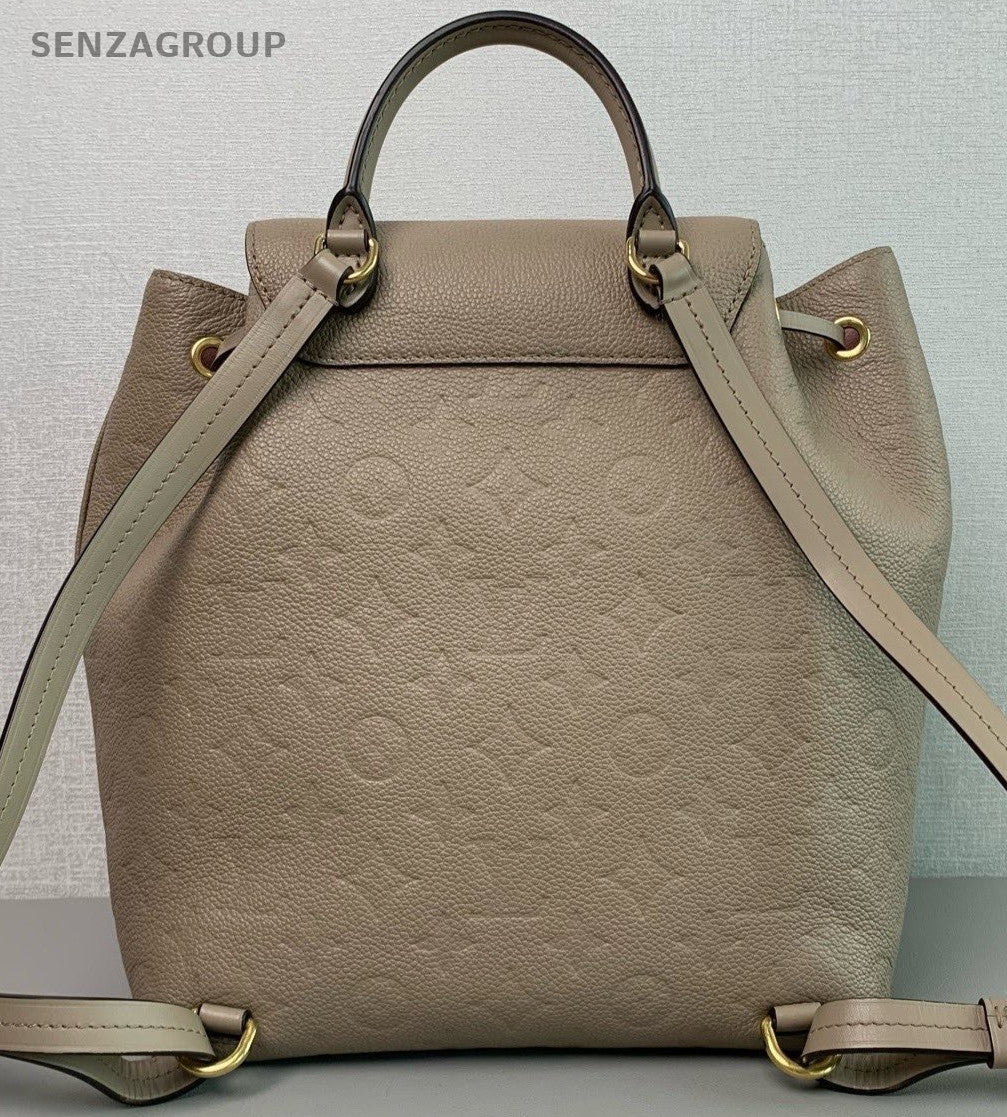 Louis Vuitton Montsouris Backpack Elephant Grey Alomost Brand NEW Chip Version