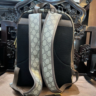 Gucci Ophidia GM Backpack Brown Gold Buckle Unisex Classic