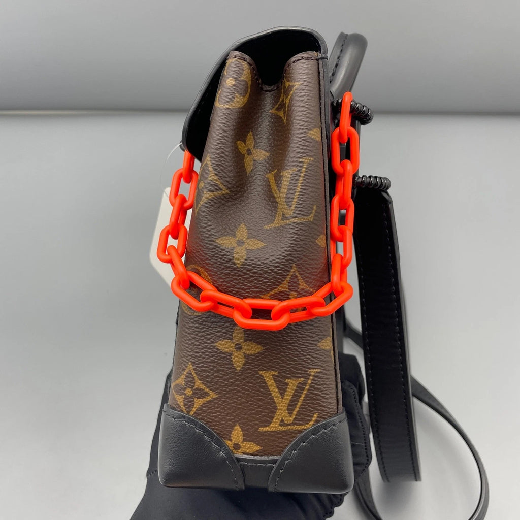 Louis Vuitton Steamer Backpack Monogram Canvas Top Handle Bag Brown Women