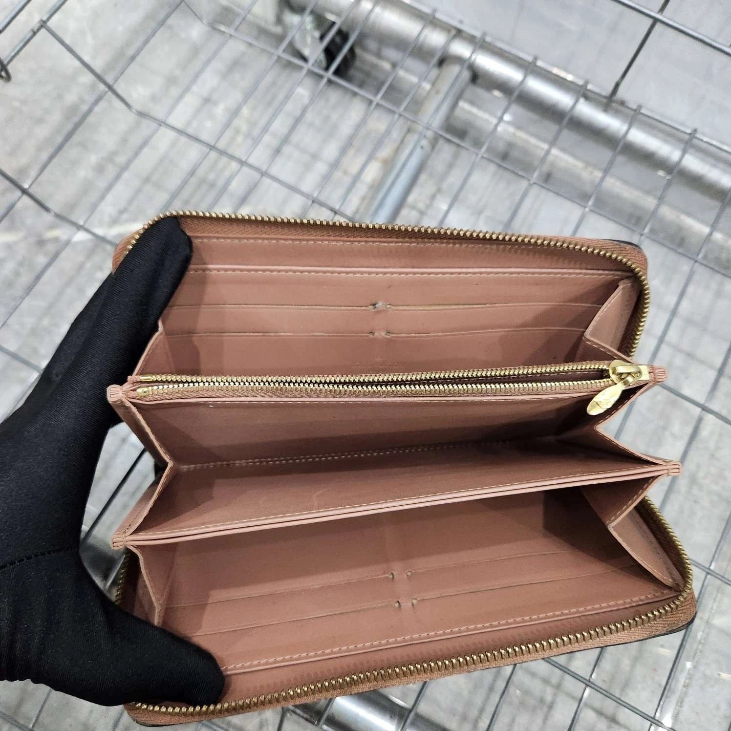 Louis Vuitton Patent Monogram Long Wallet Clutch For Women