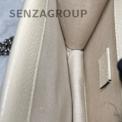 Gucci Dionysus Small White Bag Silver Chain Crossbody Classic Women