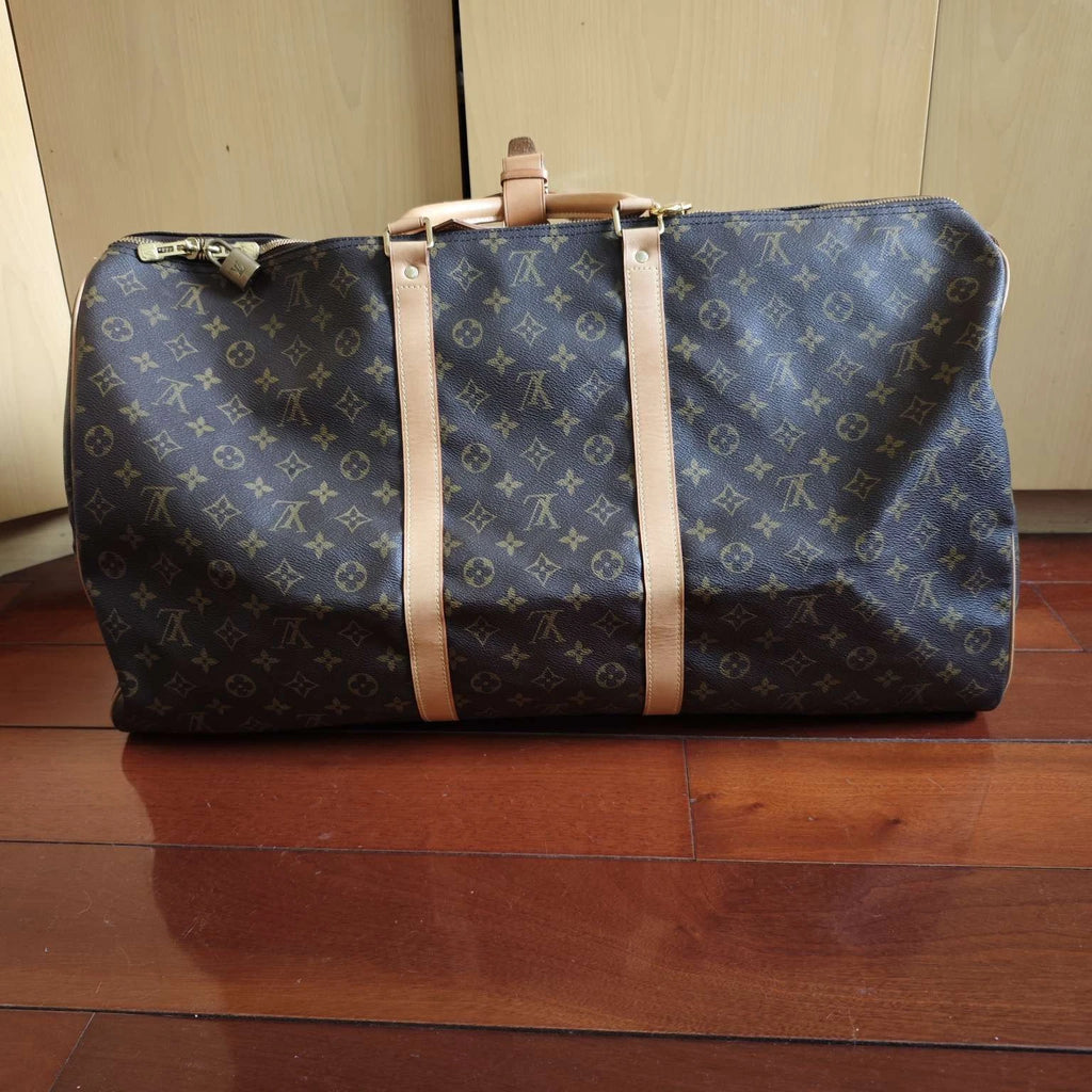 Louis Vuitton Canvas Keepall60 Travel Bag For Women