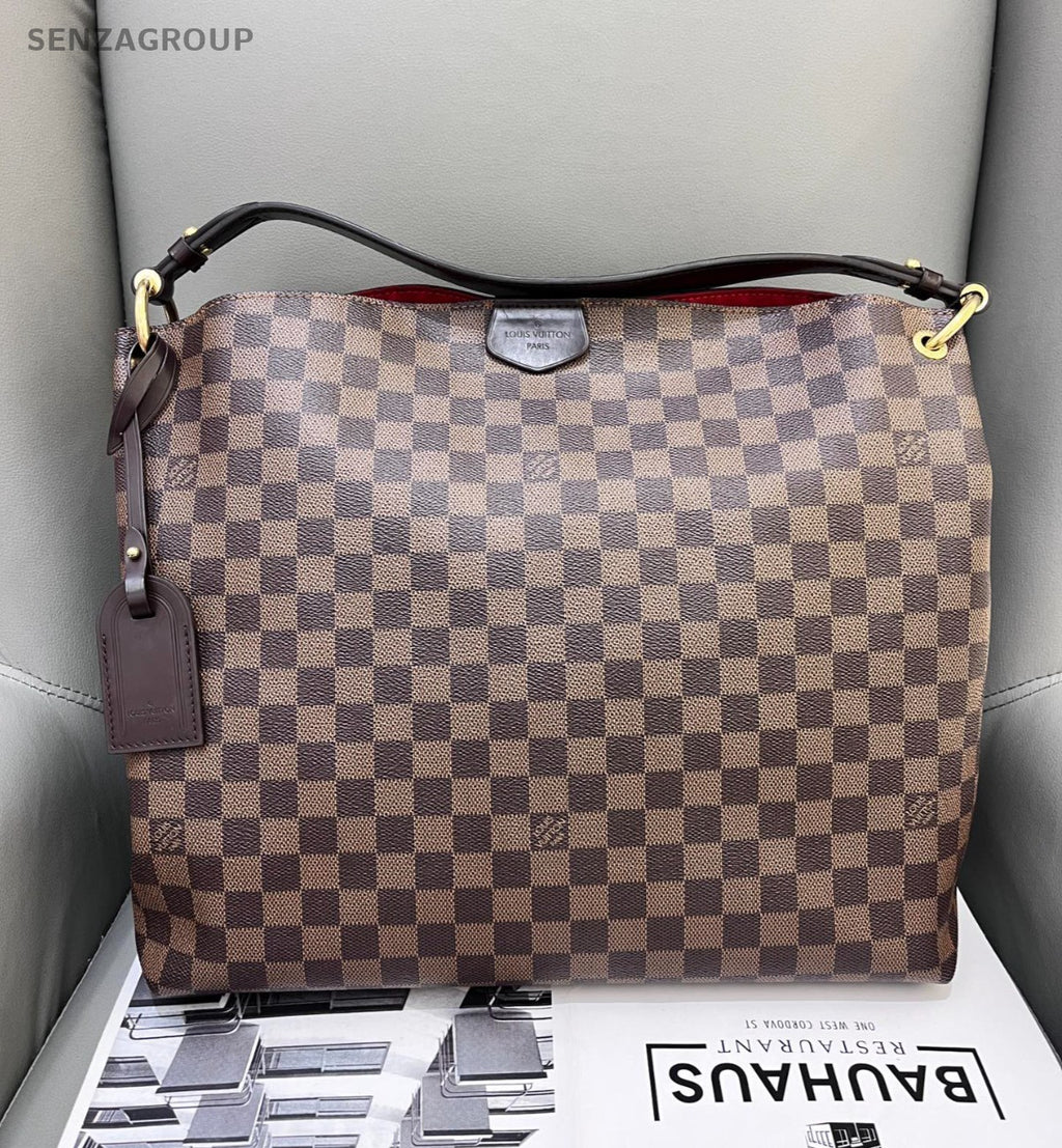 Louis Vuitton Graceful MM Damier Ebene Shoulder bag Brown Women Classic