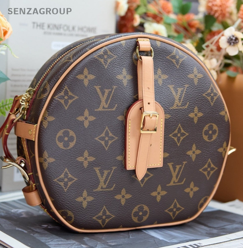 Louis Vuitton Monogram Boîte Chapeau Souple Shoulder Crossbody Bag Women Brown