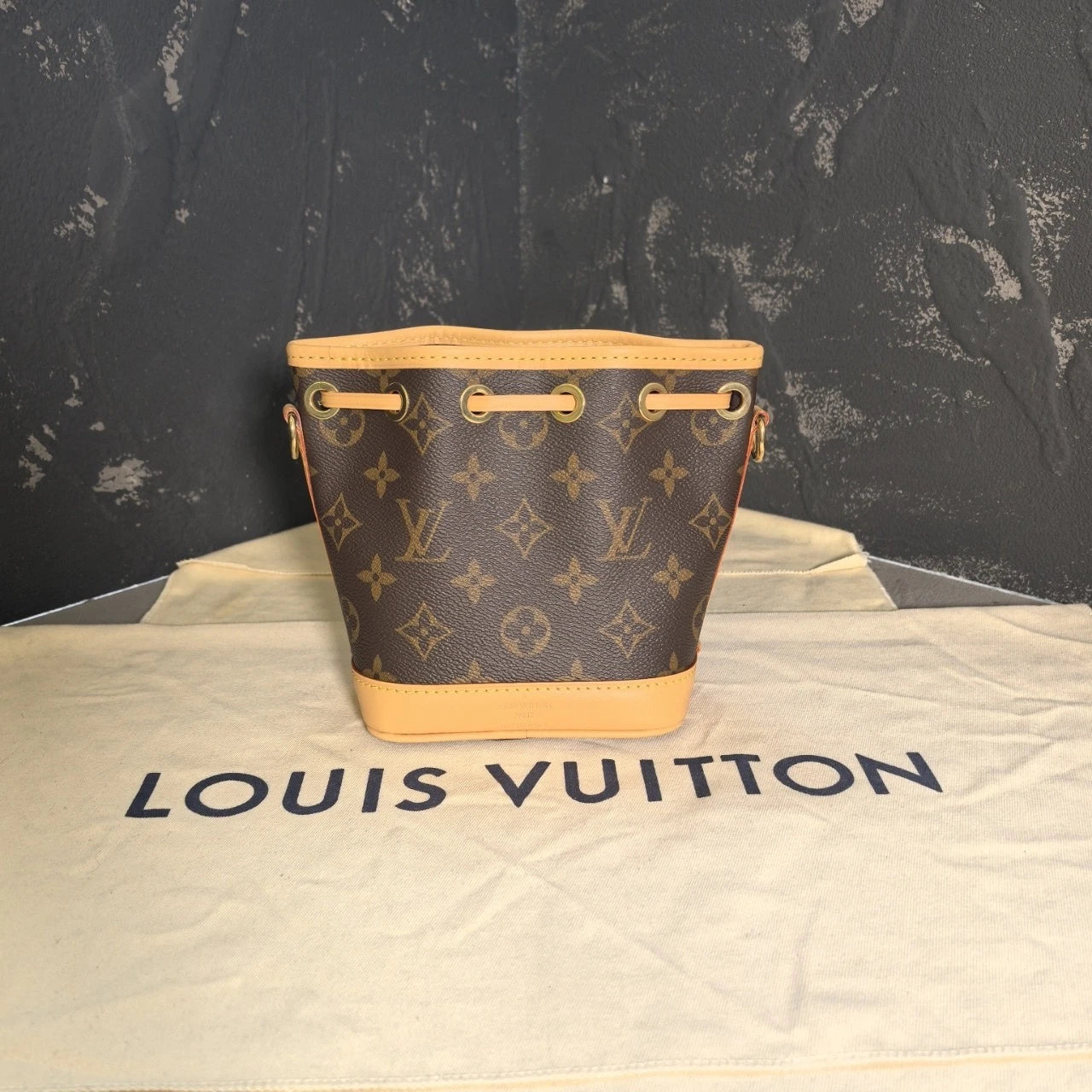 Louis Vuitton Nano Neo Canvas Bucket Crossbody Bag For Women