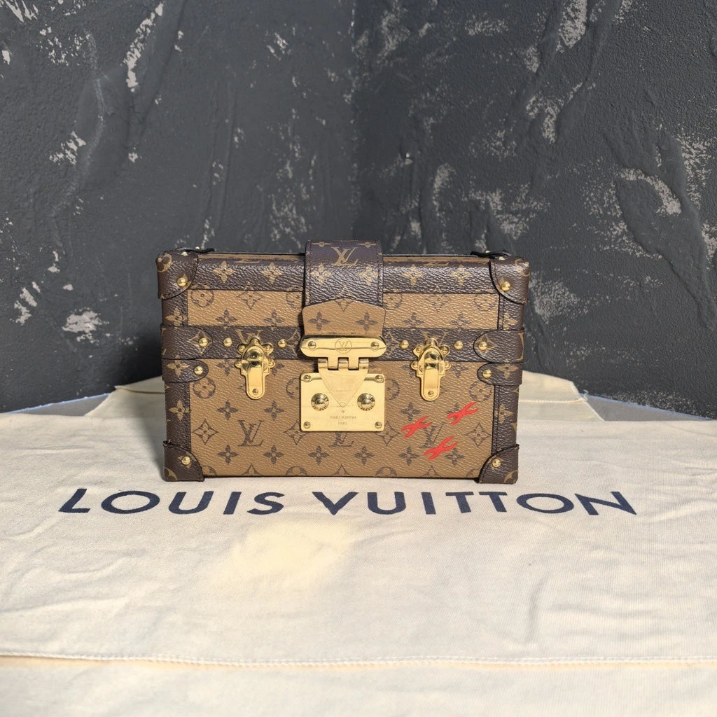 Louis Vuitton Canvas Hard Square Box Crossbody For Women