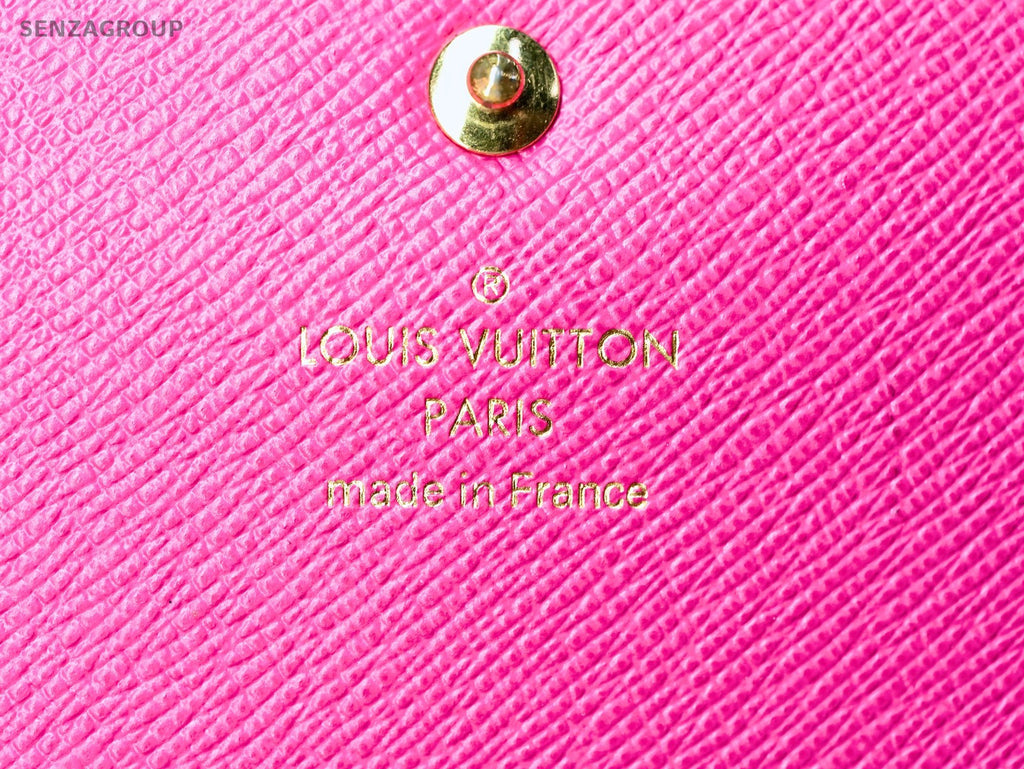 Louis Vuitton Monogram pink Flower logo WALLET