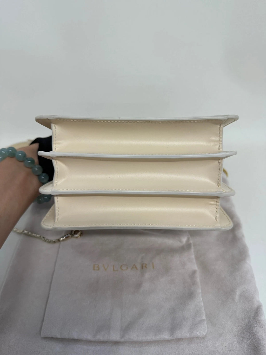 Bvlgari Serpenti Accordion Shoulder Bag Leather For Women