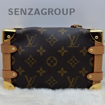 Louis Vuitton Side Trunk PM Monogram Calfskin Crossbody Bag Women