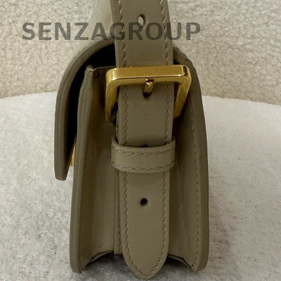Dior Gray Gold Buckle Shoulder Bag Fashion Women