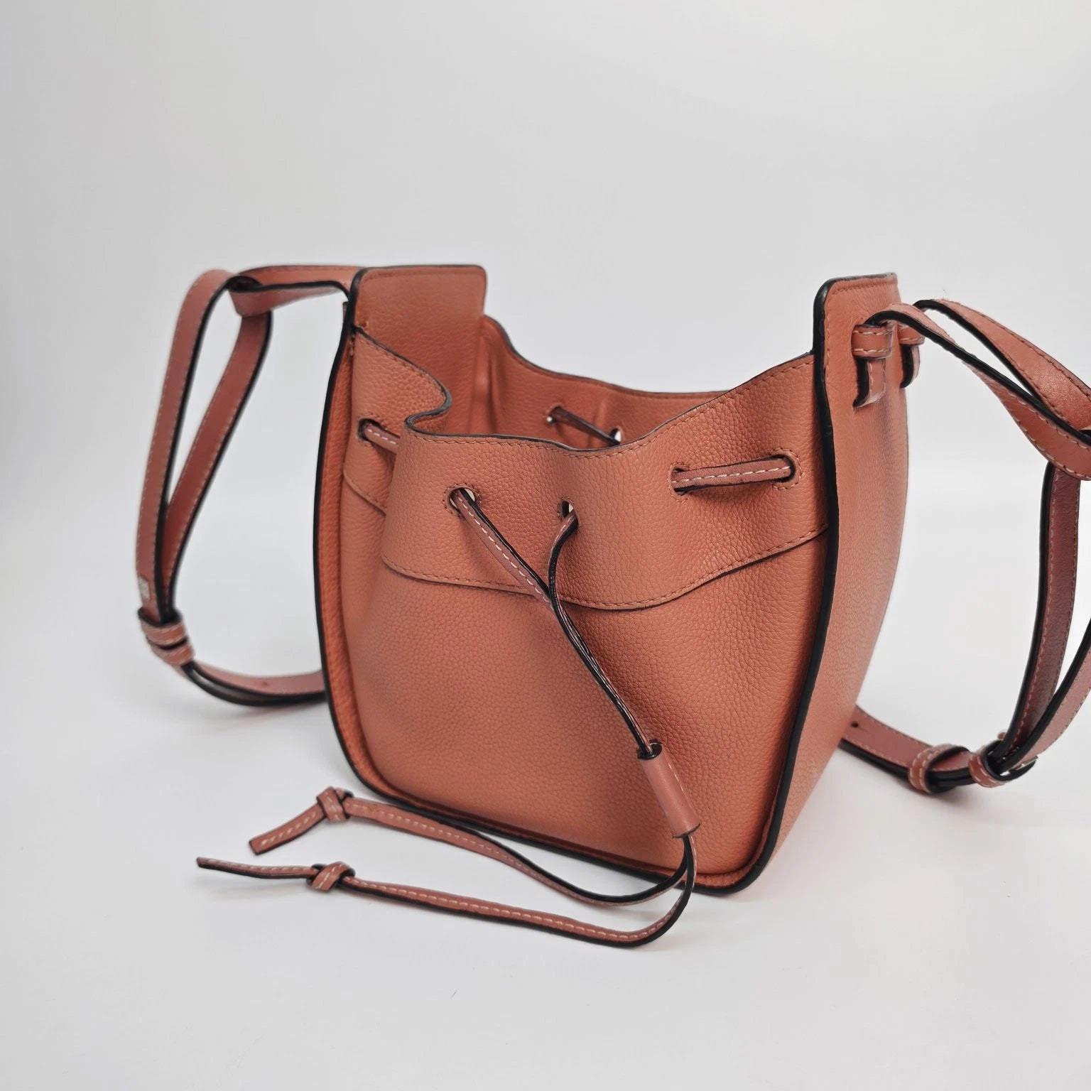 Loewe Mini Hammock Brick Red Leather Shoulder Crossbody Bag For Women