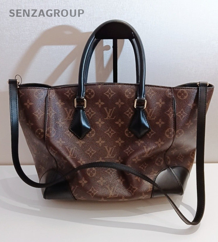 Louis Vuitton Phenix Monogram Handbag Shoulder Bag Brown Black Women Classic