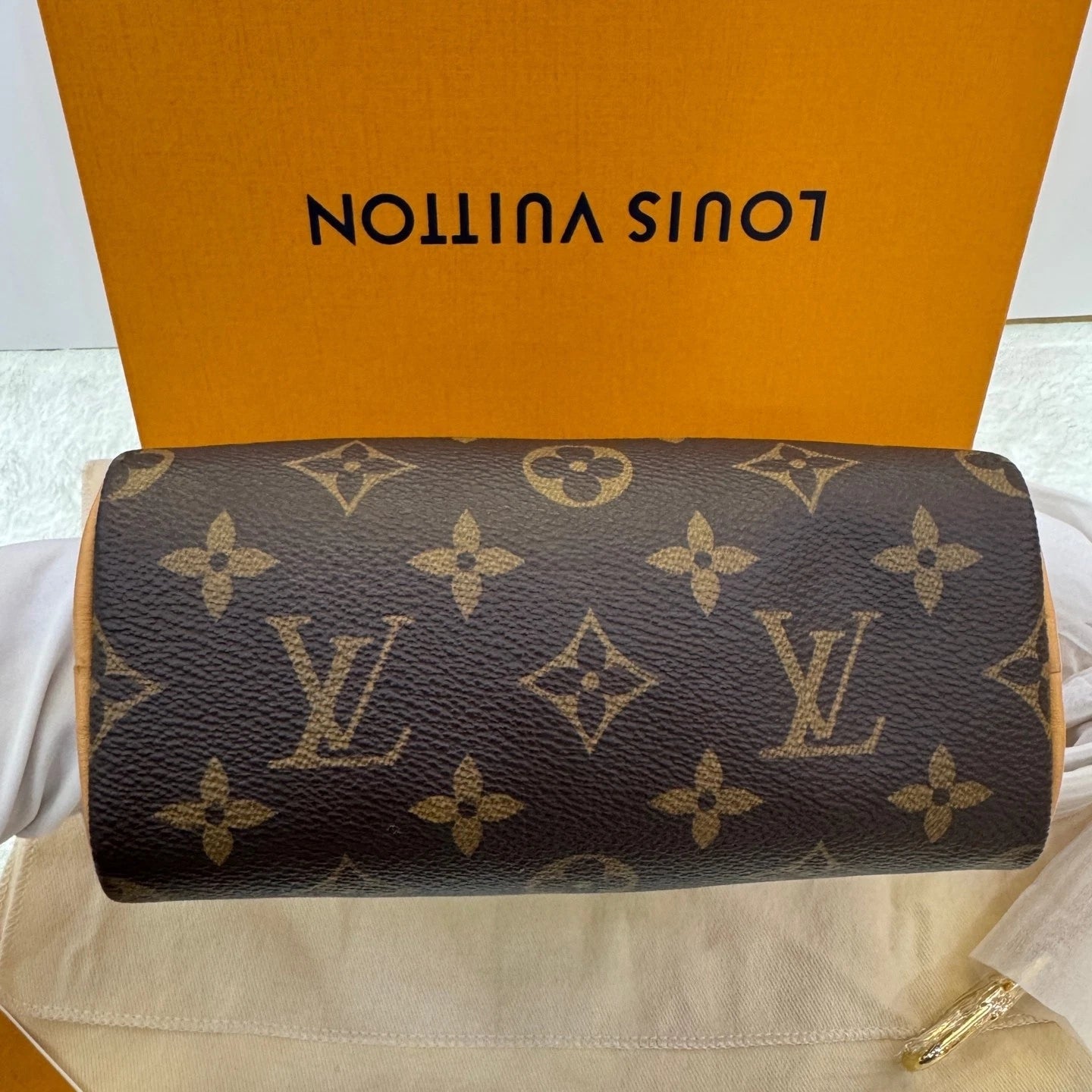 Louis Vuitton 2024 New Speedy Nano Canvas Handbag Shoulder Crossbody Women