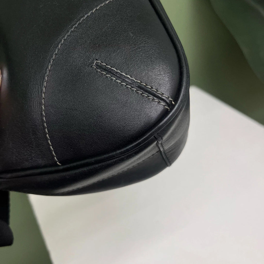Prada Vintage Hobo Black Shoulder Bag Crossbody Bag Women
