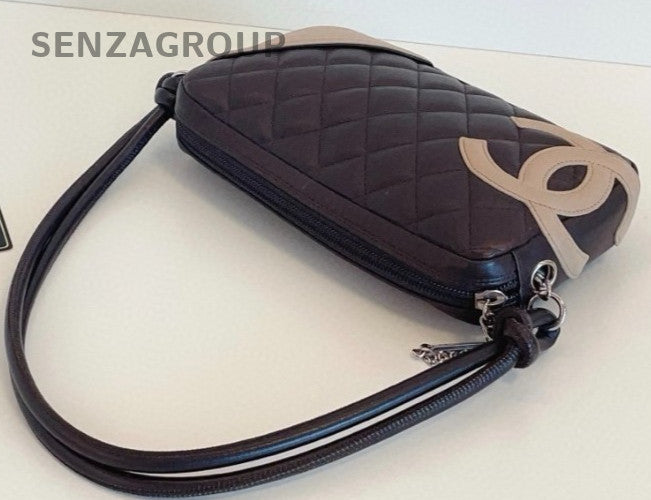Chanel Cambon diamond quilted Underarm Shoulder Bag Classic Black Women