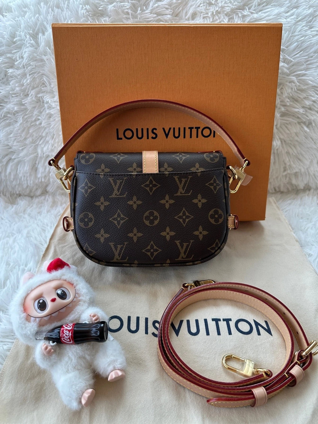Louis Vuitton Monogram Canvas Saumur BB Shoulder Bag For Women