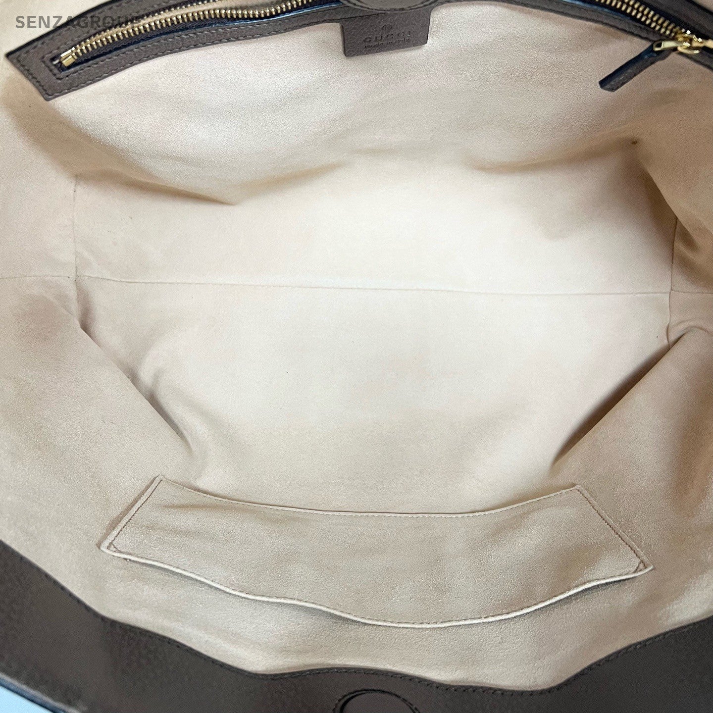 Gucci Ophidia MM Tote Shoulder Bag Beige Gold Women Classic