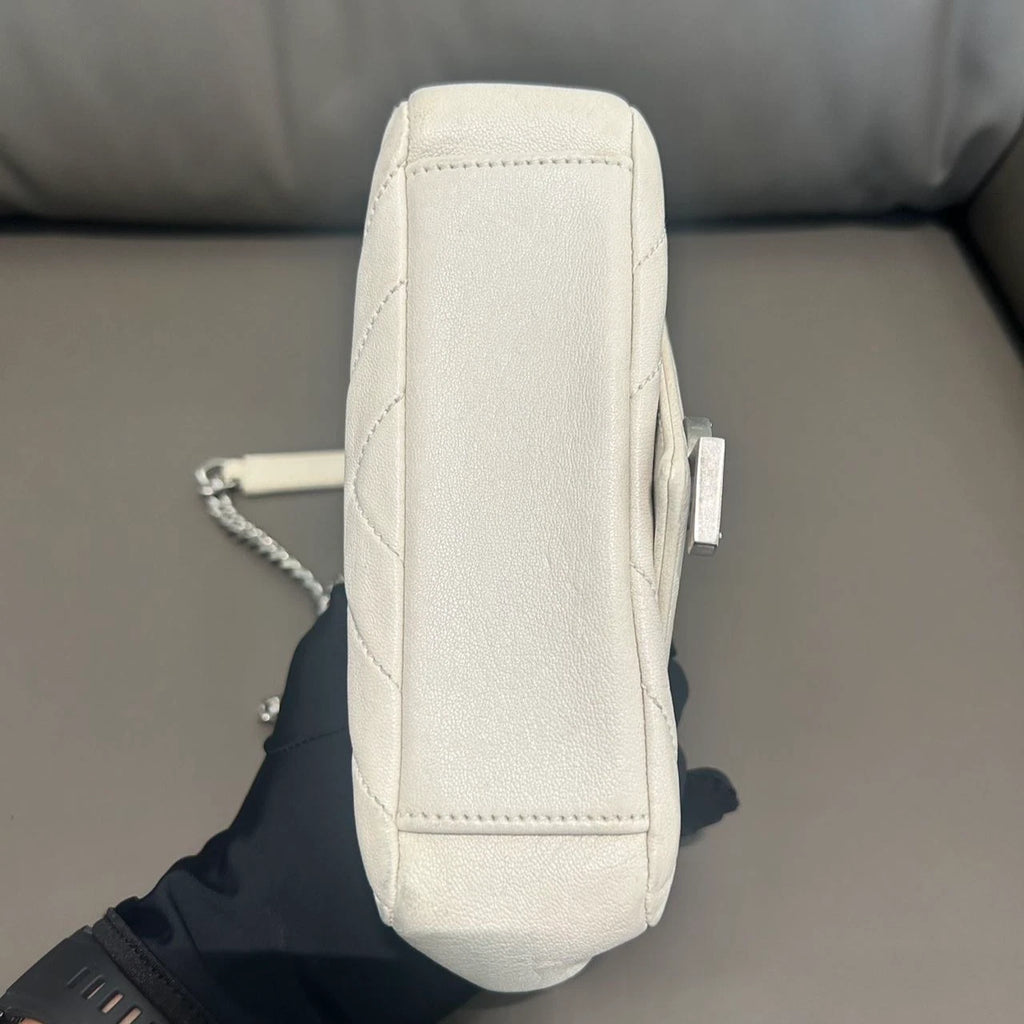 Excellent Saint Laurent Messenger Bag Mini Chain White Shoulder Bag Crossbody