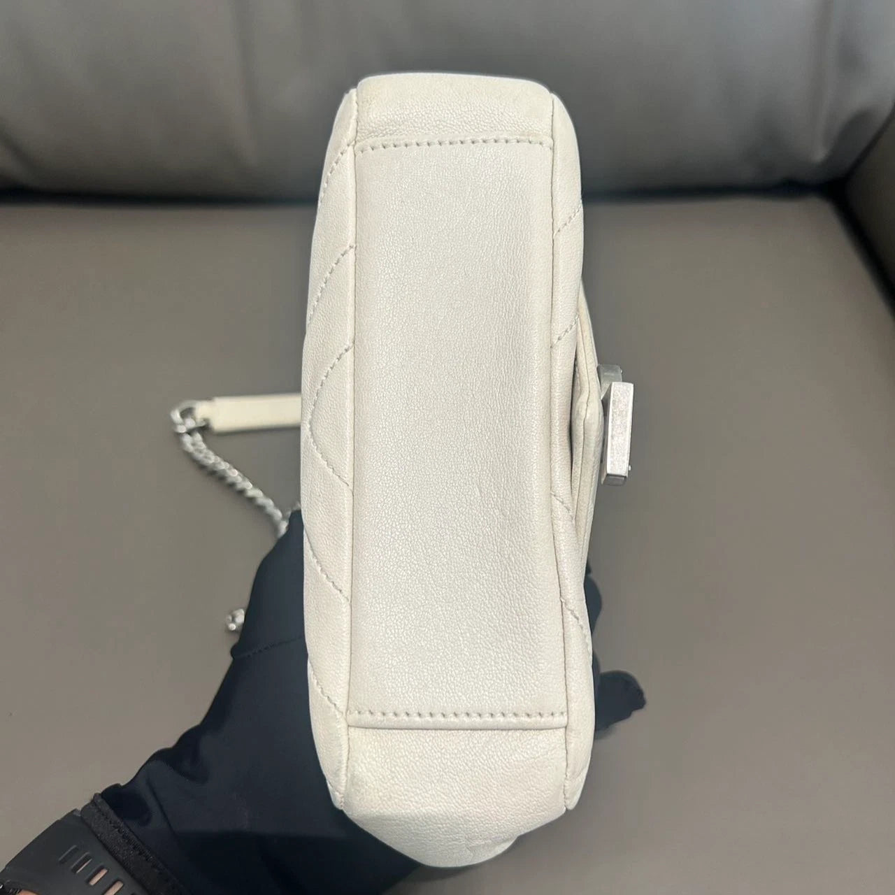 Excellent Saint Laurent Messenger Bag Mini Chain White Shoulder Bag Crossbody