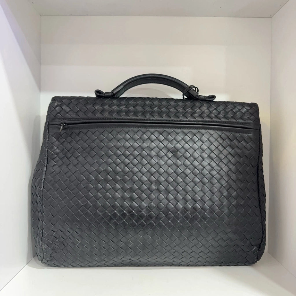 Bottega Veneta Classic Woven Leather Handbag Briefcase For Women