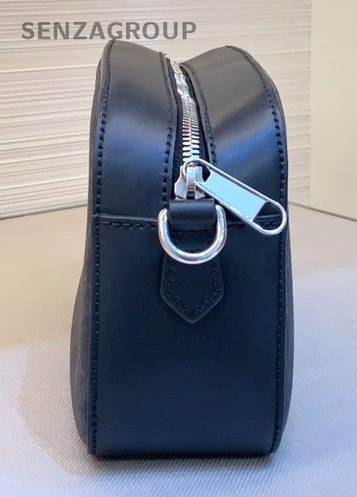 GUCCI GG Camera bag Black Monogram Canvas Shoulder bag Crossbody
