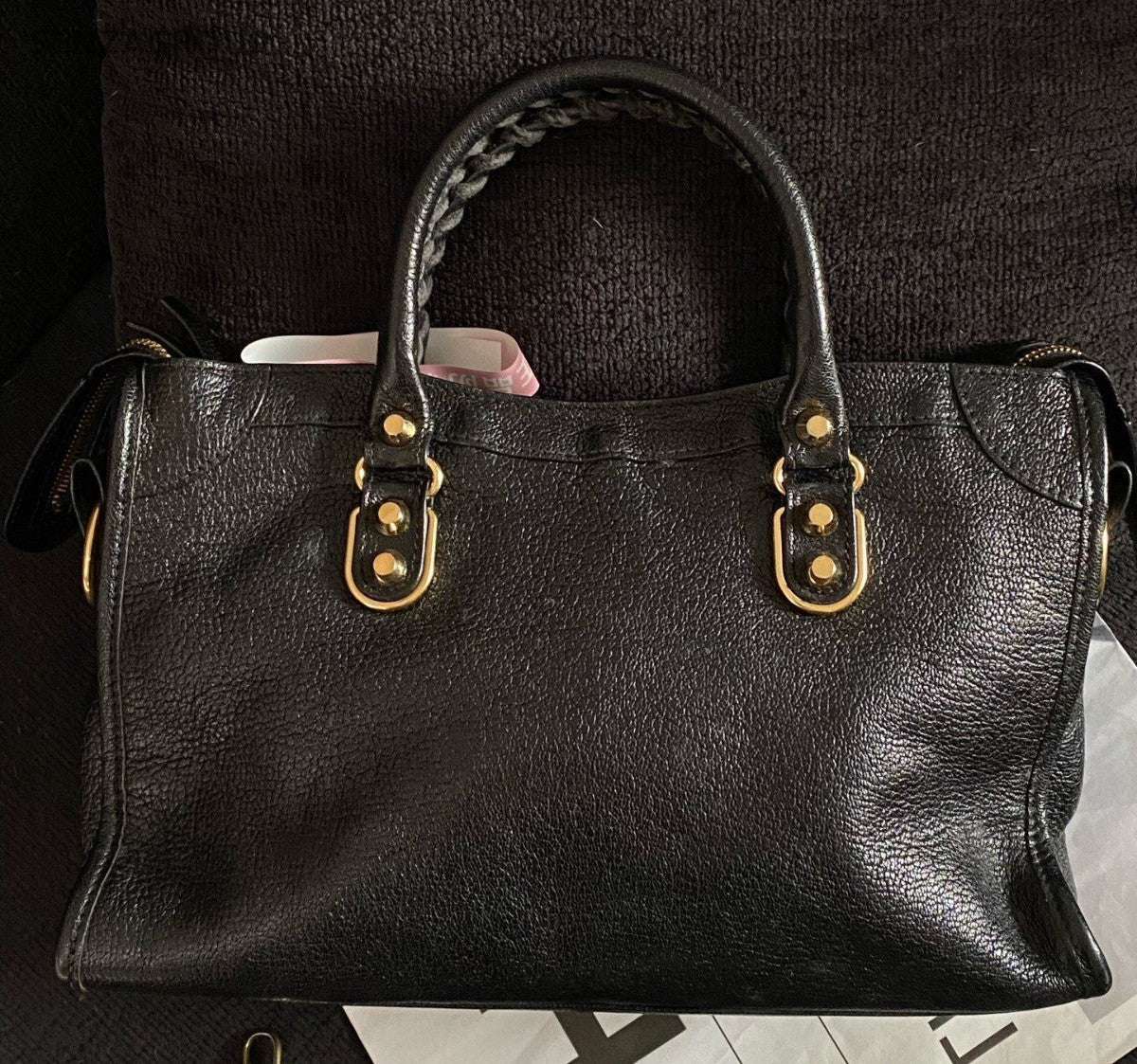 Balenciaga | City 2-way Top Handle Bag Crossbody Black | Pre-Owned