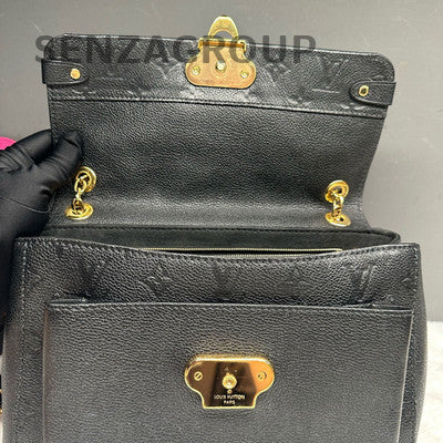 Louis Vuitton Black Gold Monogram Vivienne Medium Chain Crossbody Bag