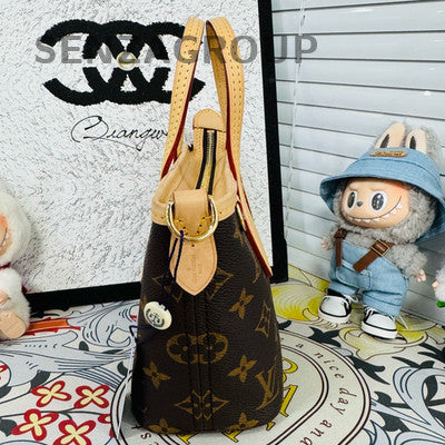 Louis Vuitton Monogram Neverfull BB Tote Shoulder Bag Classic Women